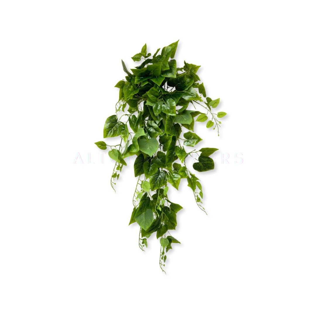 Plant Artificial Epiperium Bush, hanging plant, wall hanging, home decor, events Afoil066