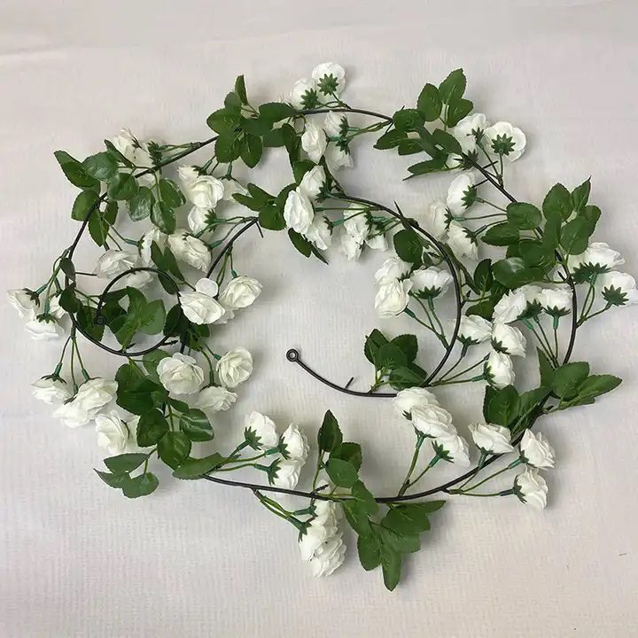 Plant Artficial Rose Garland Aplant271