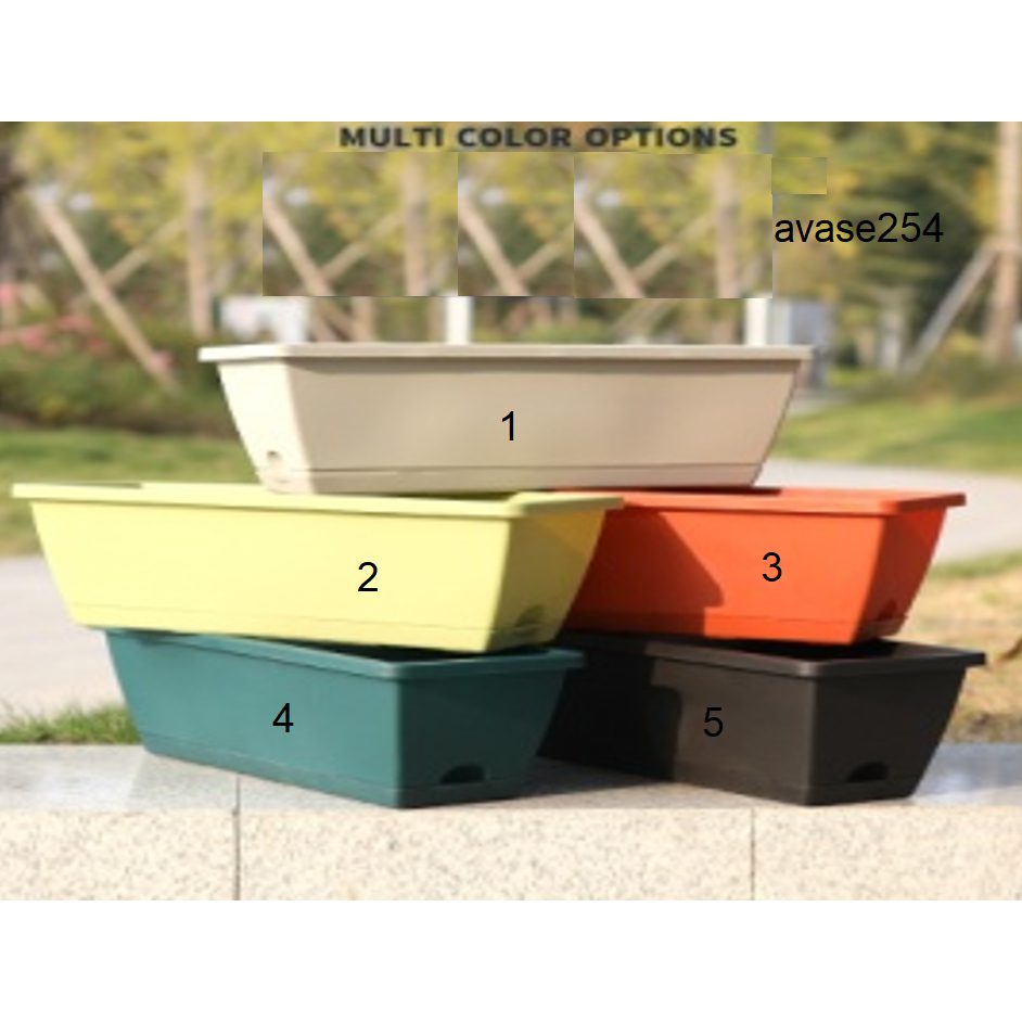 15cm Planter pot plastic with tray, durable & cheap, plants,flowers Avase254