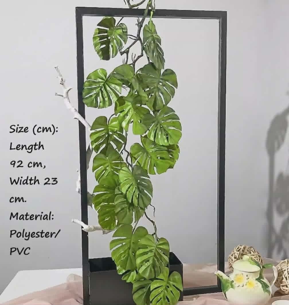 Artificial Leaf Monstera Garland Large Leafs