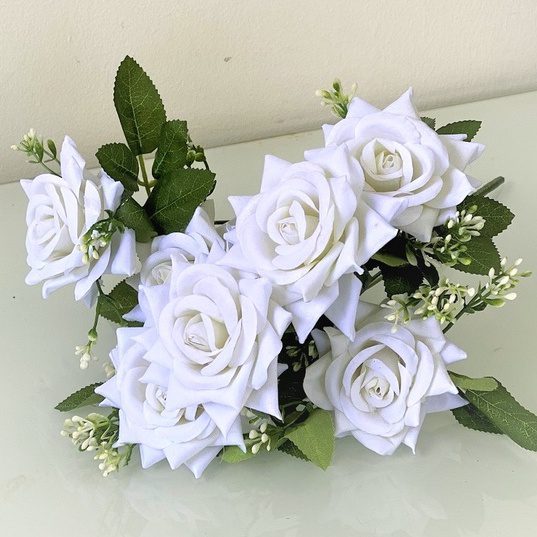 Flower Rose Artificial Velvet Materials Afaux545