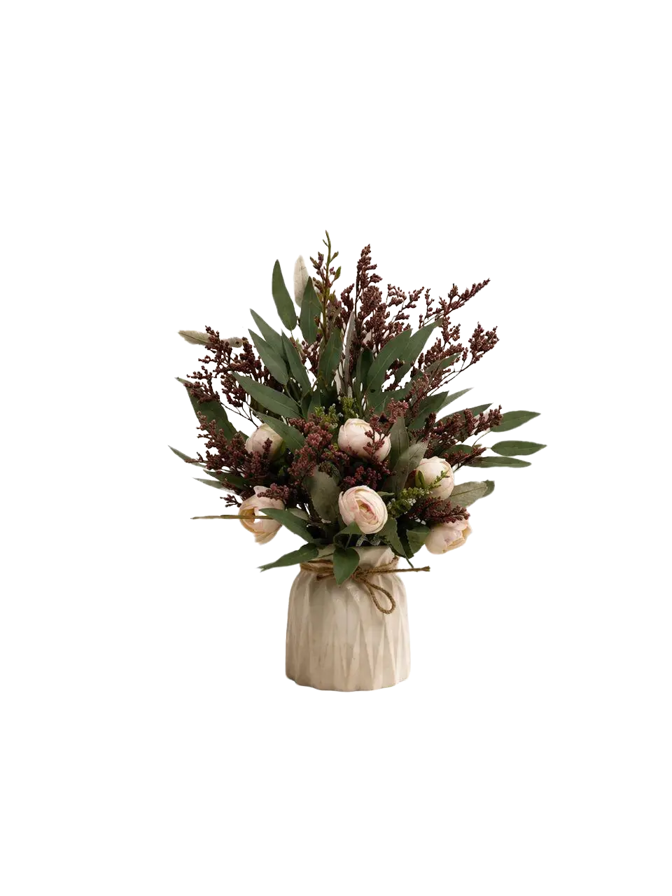 Artificial dried flower arrangement by Alton Flowers featuring natural-looking home decor for events and interior decoration.