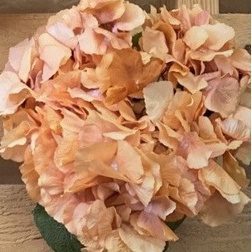 Flowers Hydrangeas (artificial) arranged in a ceramic pot. AAA435