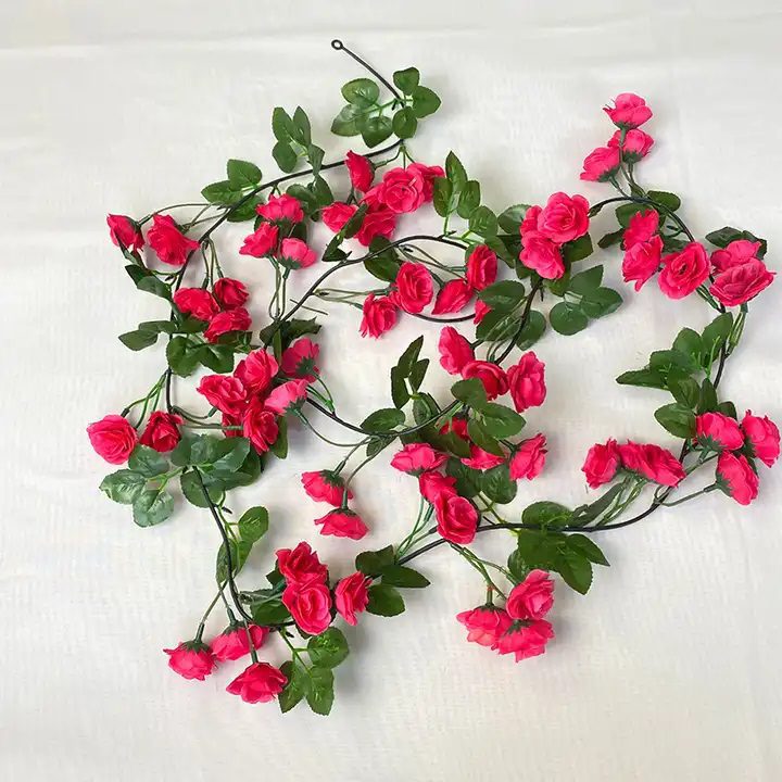 Plant Artficial Rose Garland Aplant271