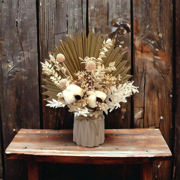 Dried Flowers Arrangement, Natural, Home Decor, Events, AAA576