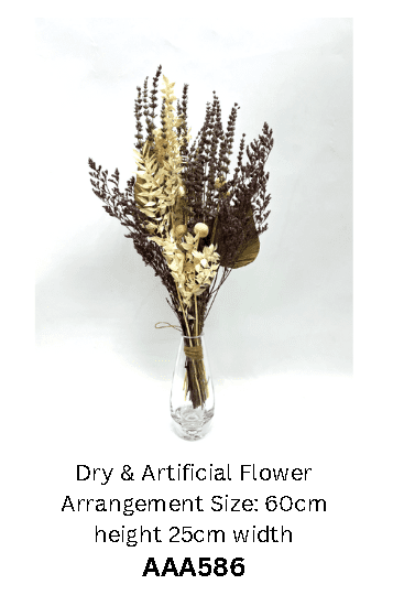 Dry & Artificial Flower Arrangement, Home Decor, Events, Offices, Plants, Foilages AAA586