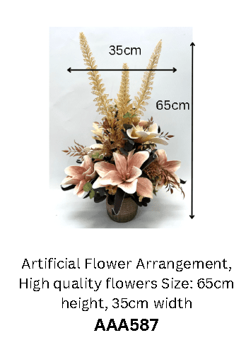 Artificial Flowers Arrangement, Home Decor, events, season, garden AAA587