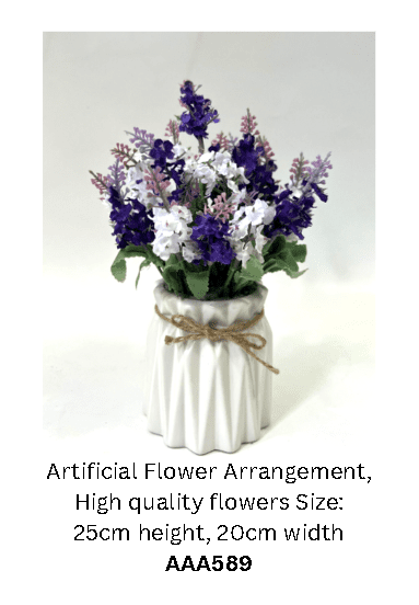 Artificial Flowers Arrangement, Home Decor, events, season, garden AAA589