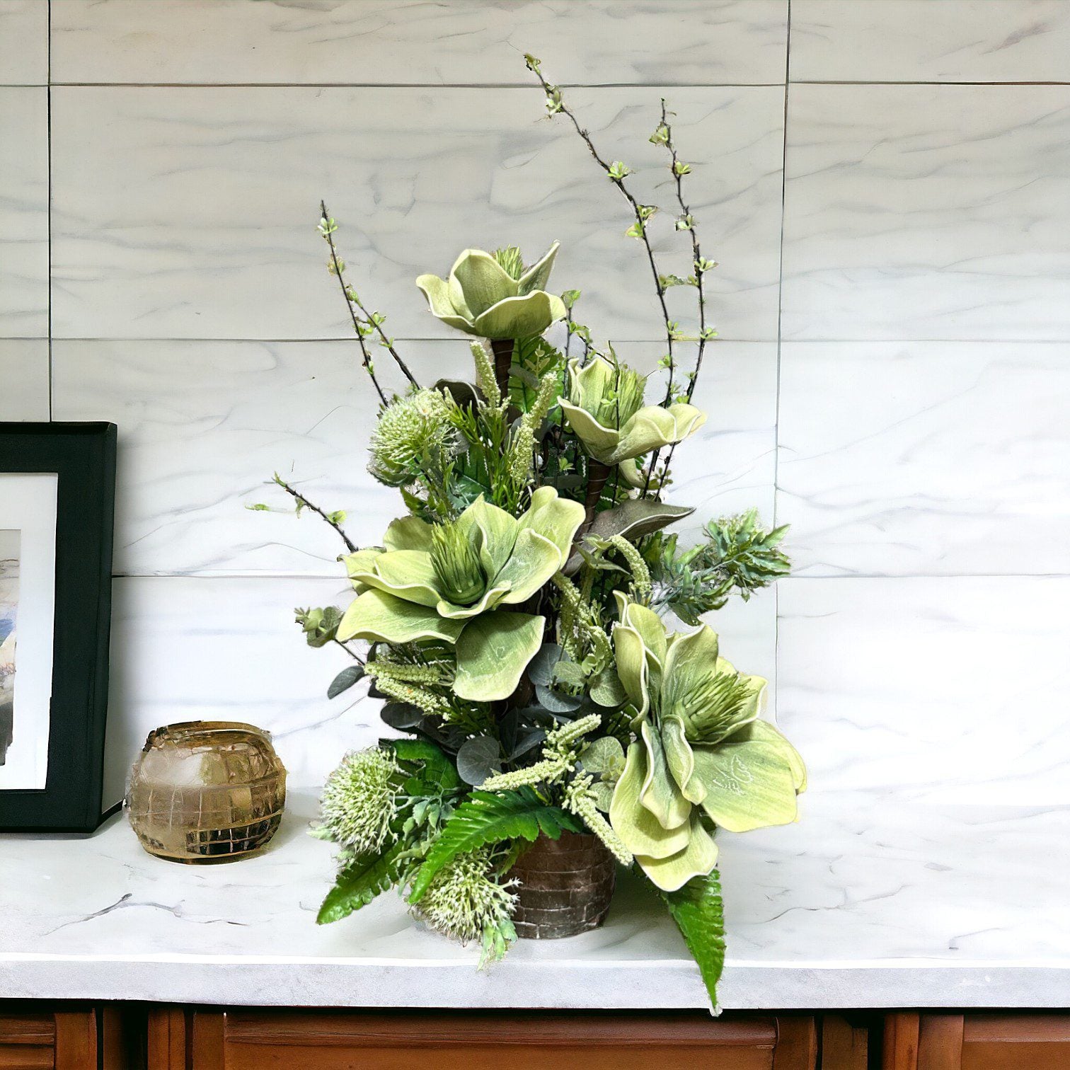 Artificial Flowers Arrangement, Home Decor, events, season, garden AAA600