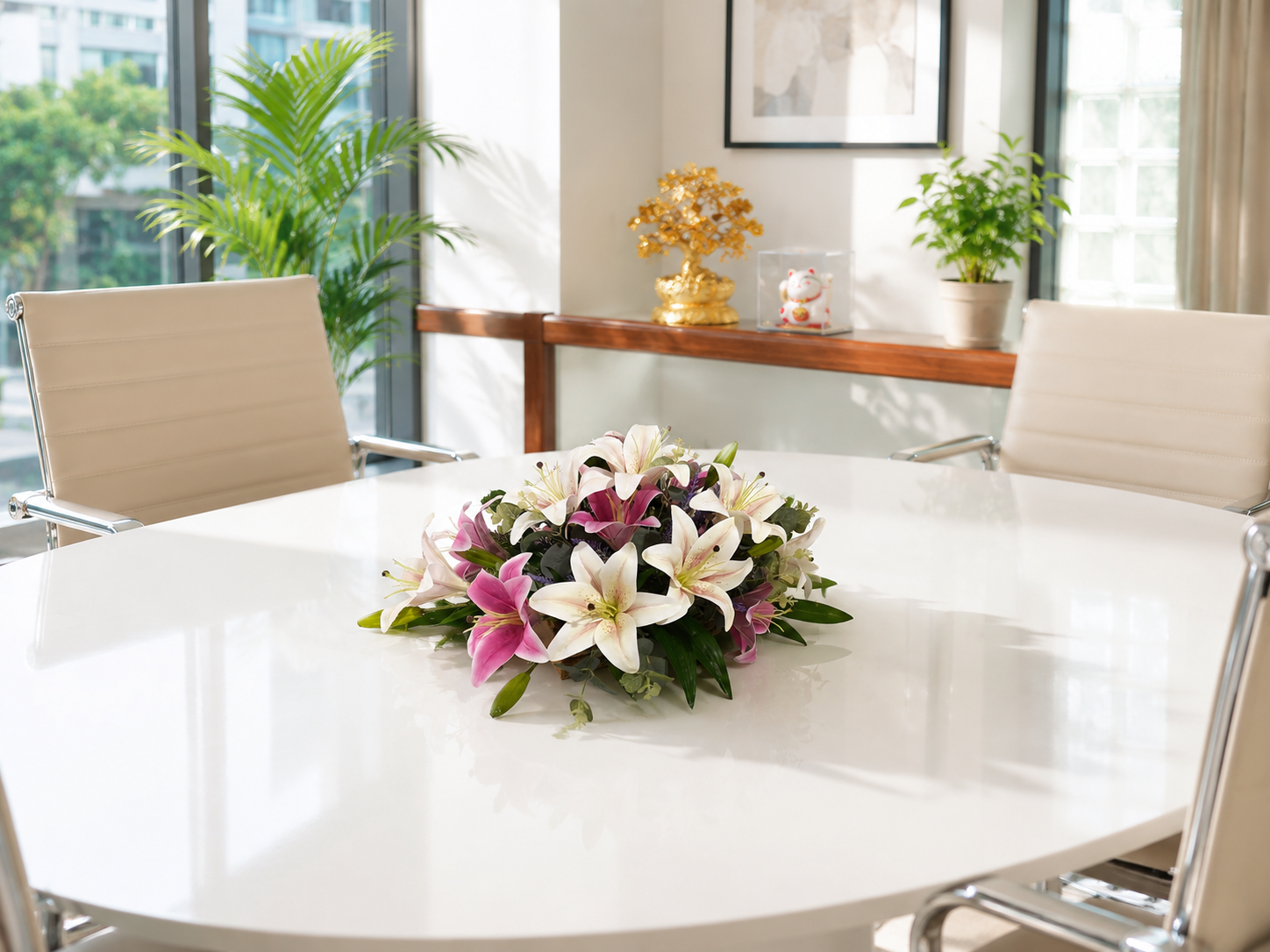 Artificial flowers arrangement by Alton Flowers, perfect for home decor, events, and seasonal garden decoration.