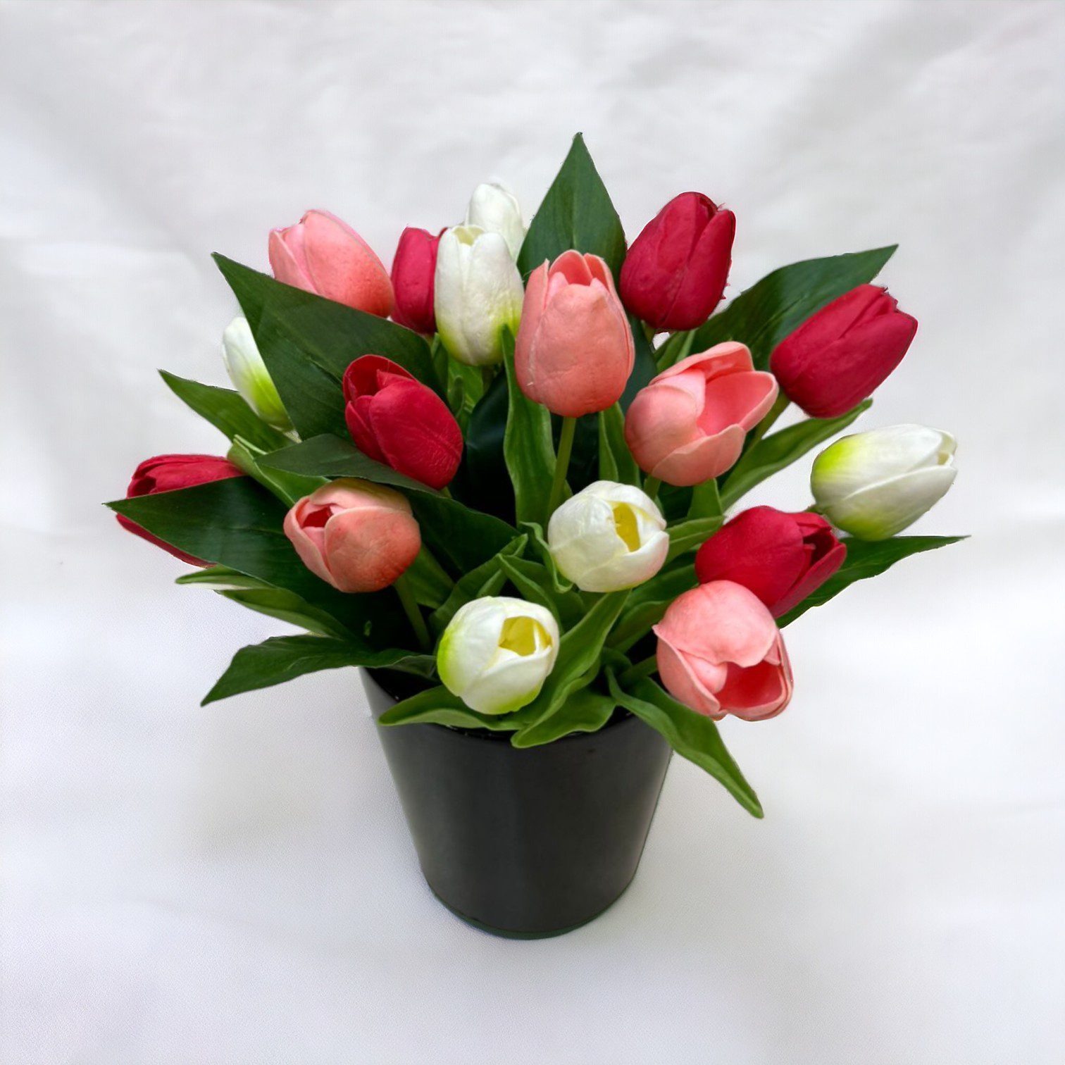 Artificial Tulips Arrangement Flowers Arrangement, Home Decor, events, season, garden AAA626