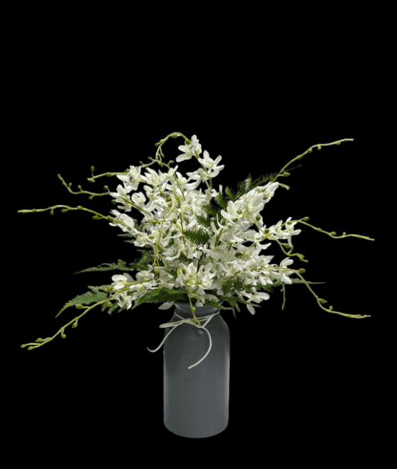 Artificial Flower Arrangement Dancing Orchids, home decor, garden, events AAA636