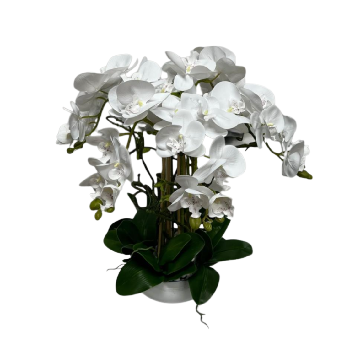55cm Orchid Flower Artificial Arrangement, home decor, events, season