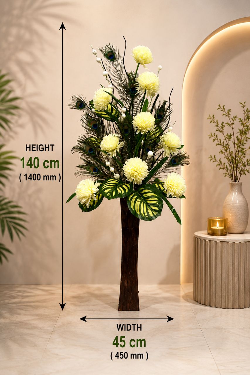 Large artificial flower arrangement by Alton Flowers, home decor and garden decoration with vibrant, realistic faux floral display.