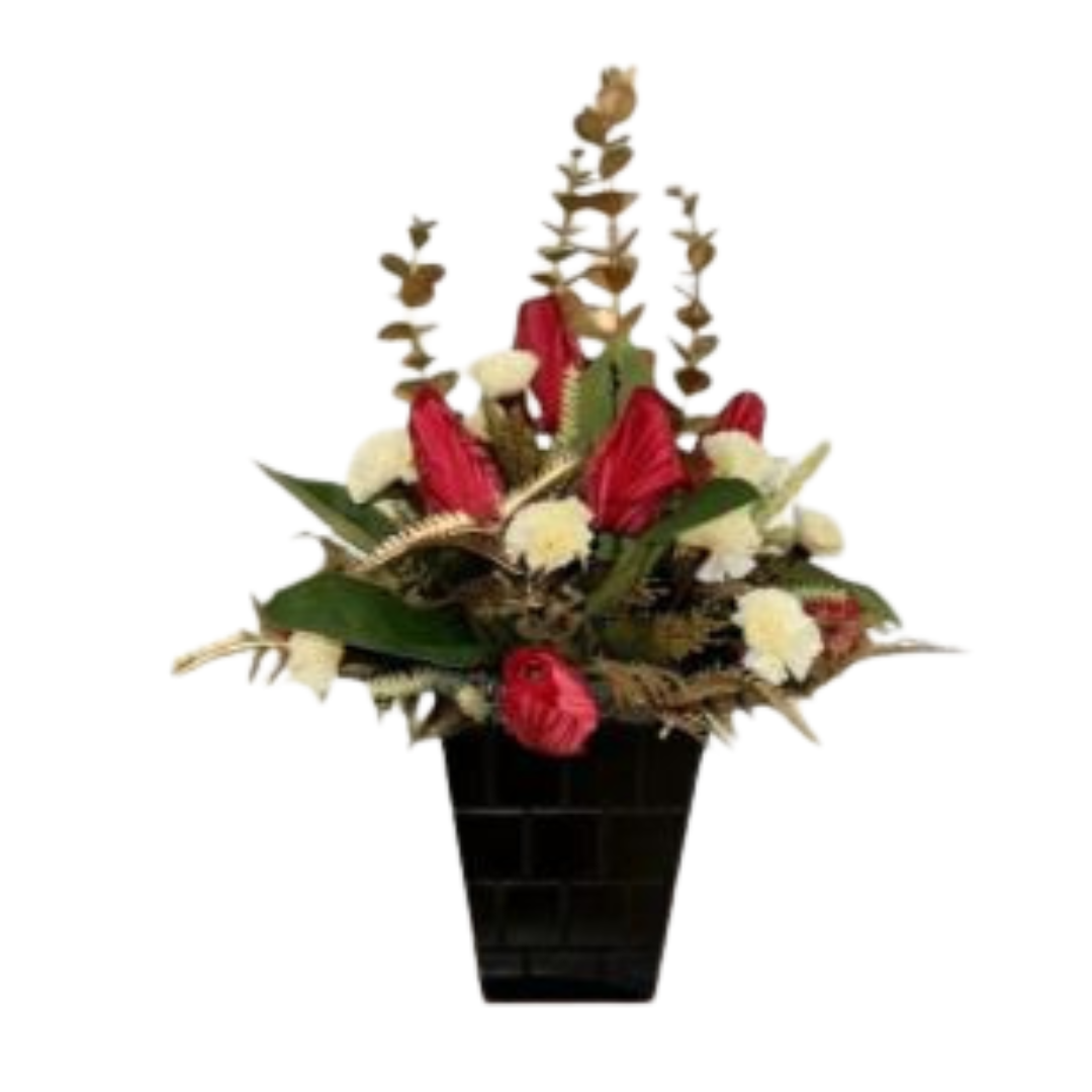 Alton Flowers 46cm artificial flower arrangement with vibrant blooms, ideal for home decor, gardens, and event decorations.
