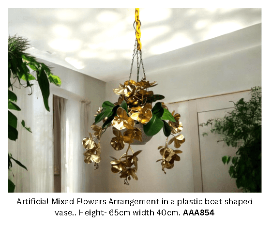 Artificial Flower Arrangement, home decor, gardens, events AAA855