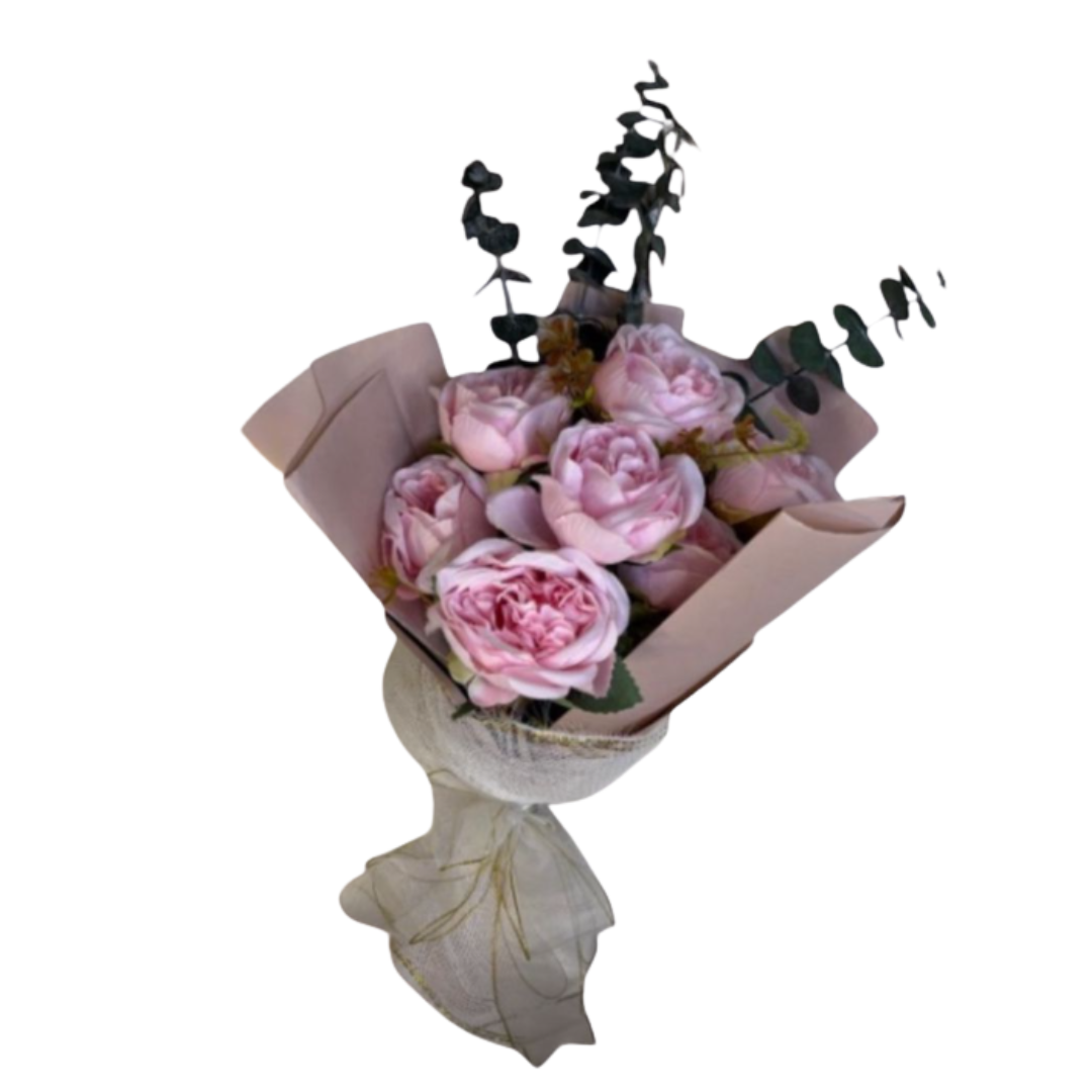 Flower Hand Bouquet Artificial Graduation, Ceremony flower, Dry Flowers, Silk Flower, Faux flowers