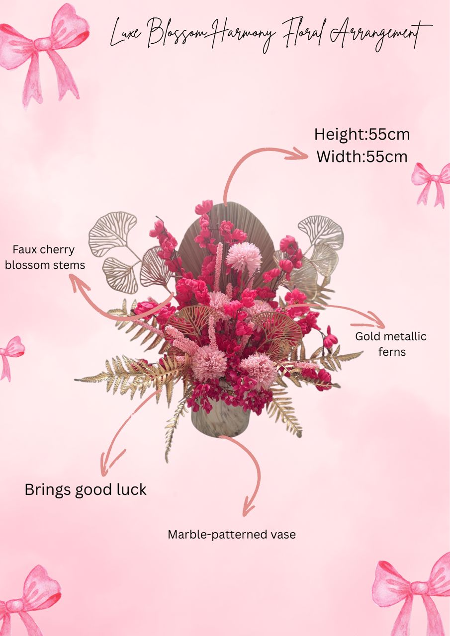55cm Luxe Blossom Harmony Floral Arrangement  AAA929