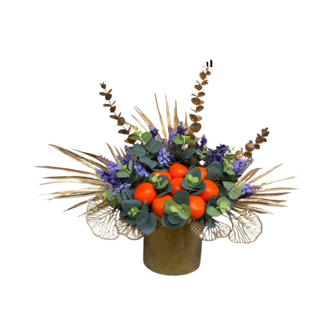 50cm Golden Mandarin Prosperity Arrangement AAA936