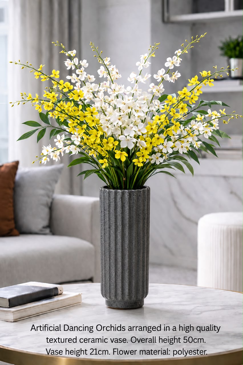 Artificial Flowers Arrangement | Faux Flowers | Orchid Arrangement
