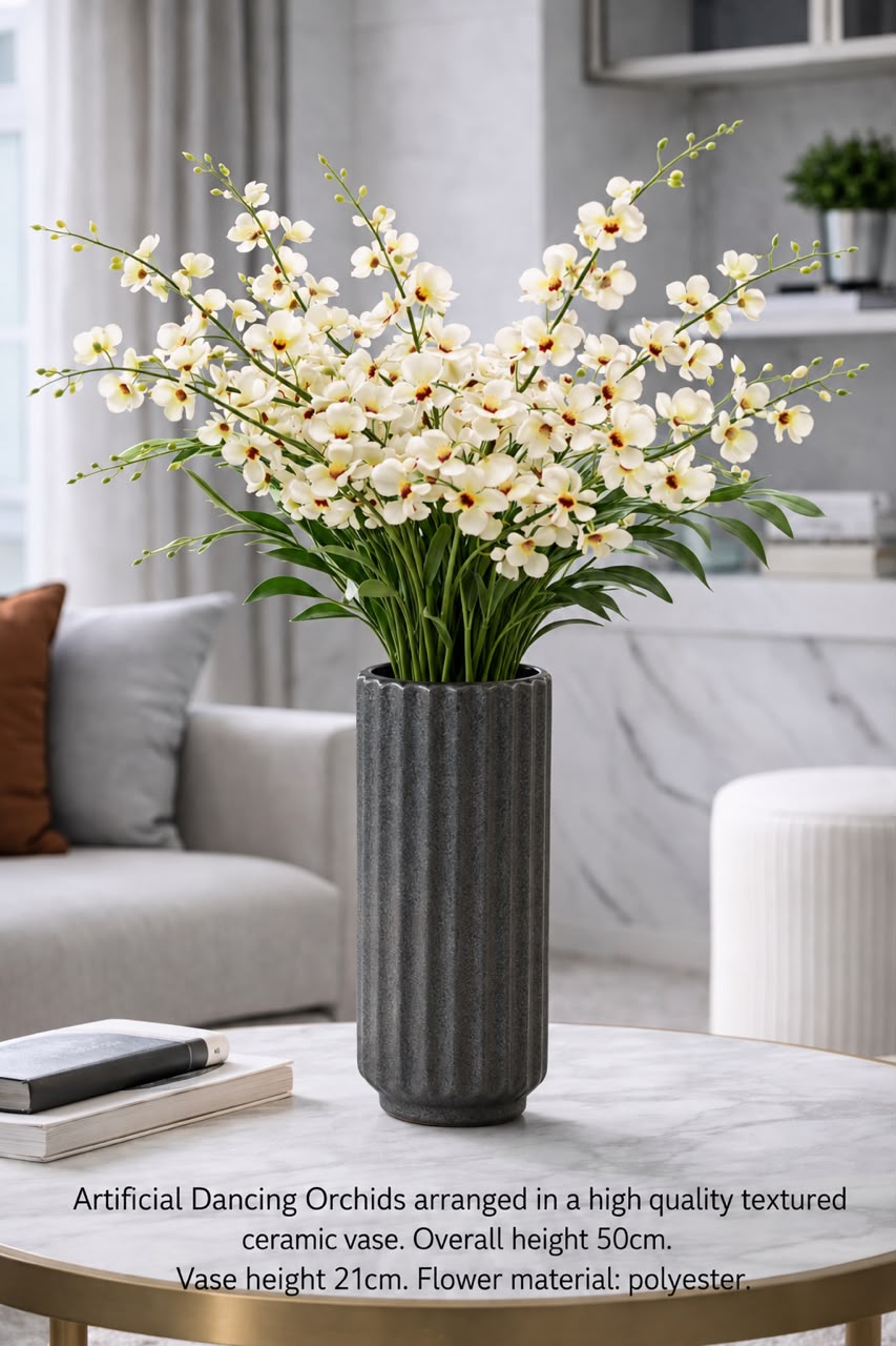 Artificial Flowers Arrangement | Faux Flowers | Orchid Arrangement