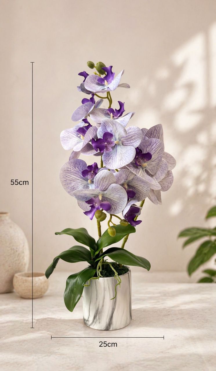 55cm Elegant artificial orchid arrangement