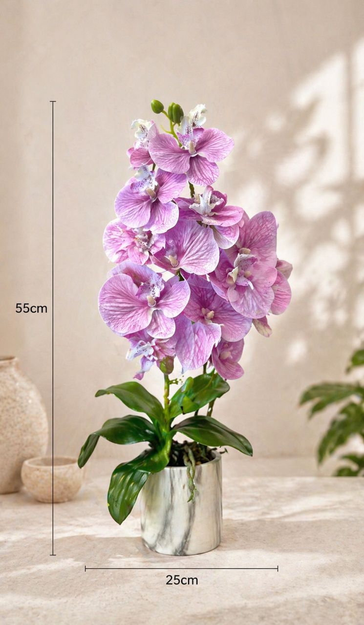 55cm Elegant artificial orchid arrangement