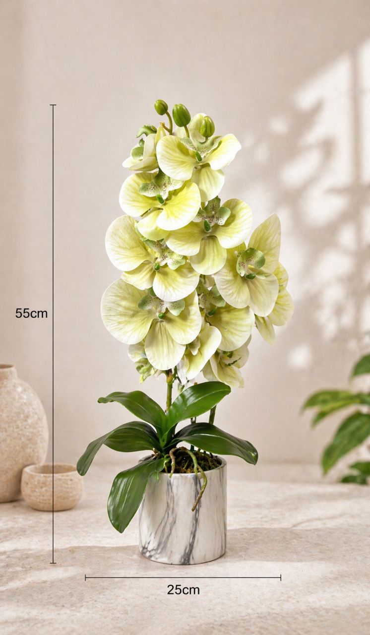 55cm Elegant artificial orchid arrangement