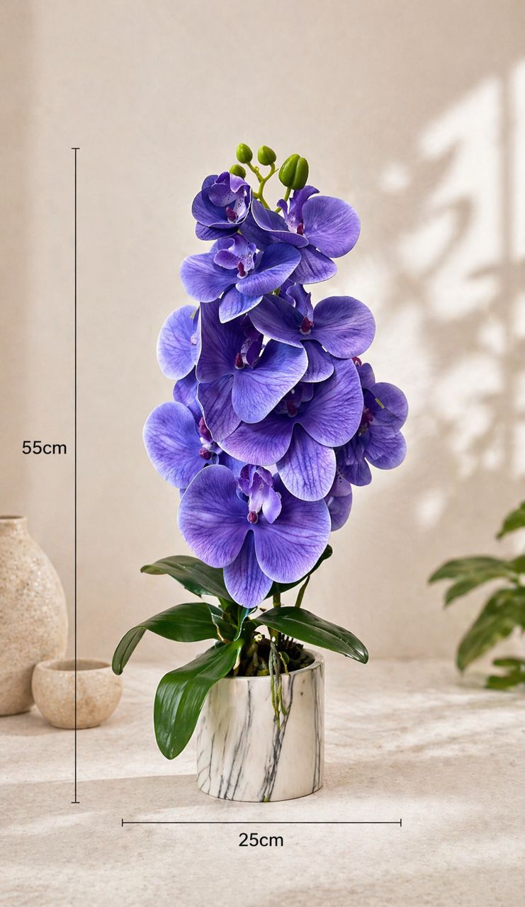 55cm Elegant artificial orchid arrangement