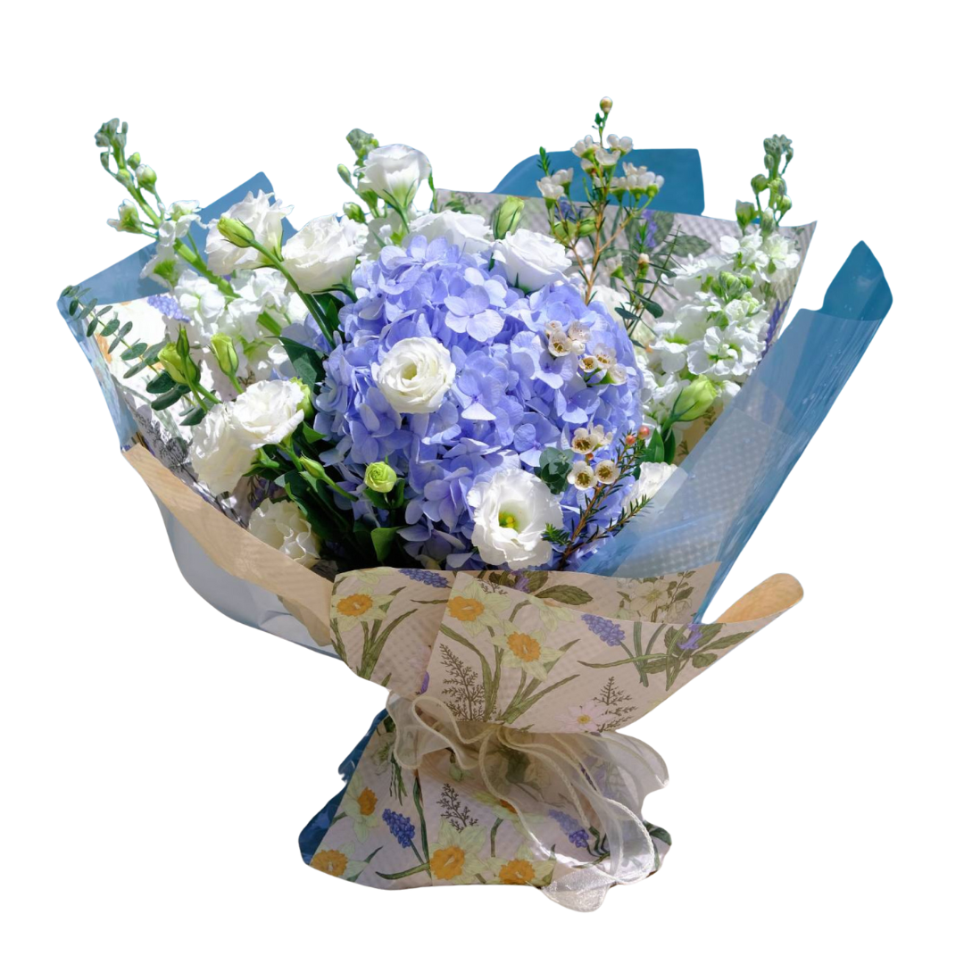 Azure Harmony - Fresh Flower Arrangement AFT198