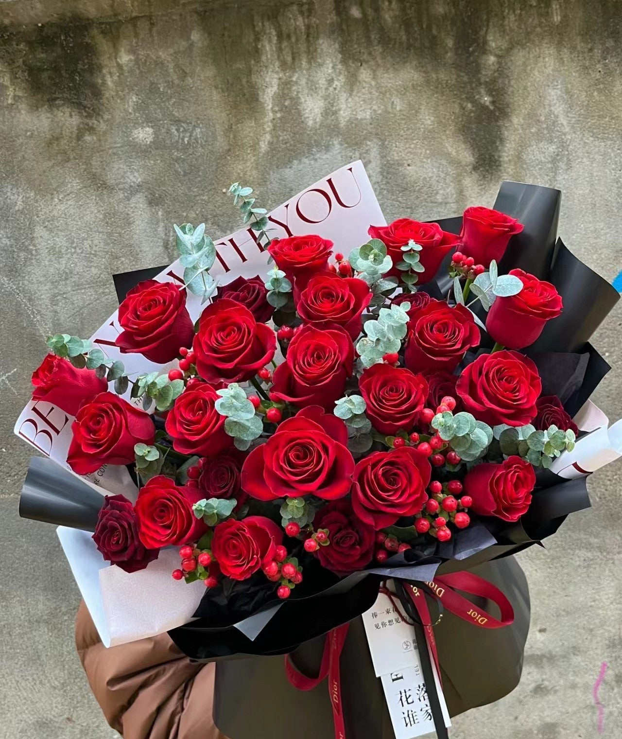 Crimson Charm 2 - Fresh Flower Arrangement AFT215