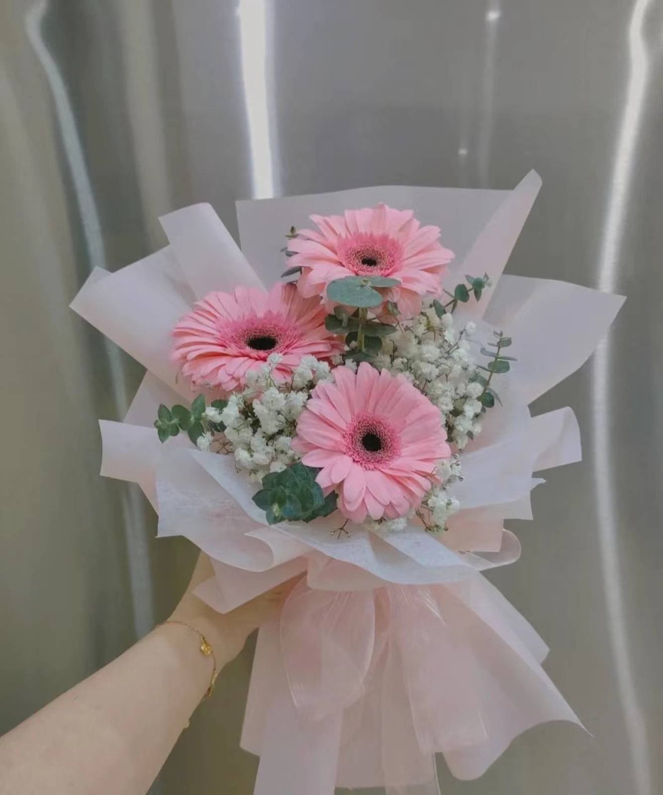 Pink Serenity - Fresh Flower Arrangement AFT216