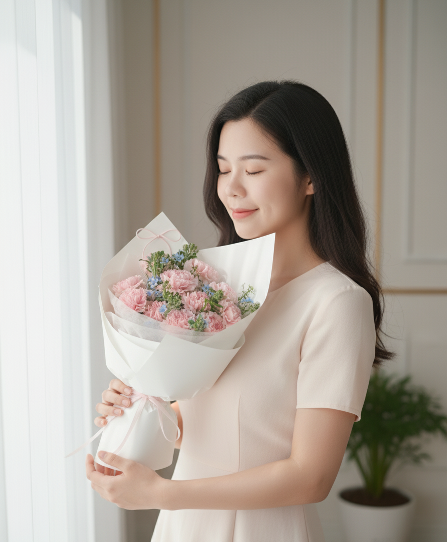 Pink Wishes - Fresh Flower Arrangement AFT233