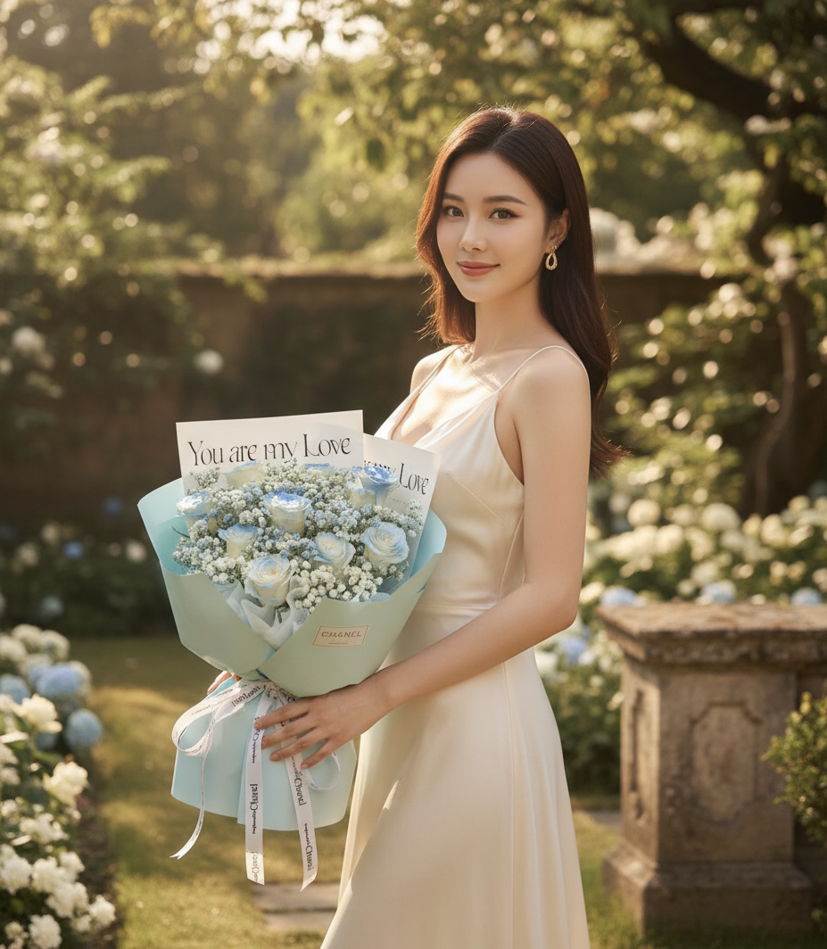 Moon Pearl - Fresh Flower Arrangement AFT245