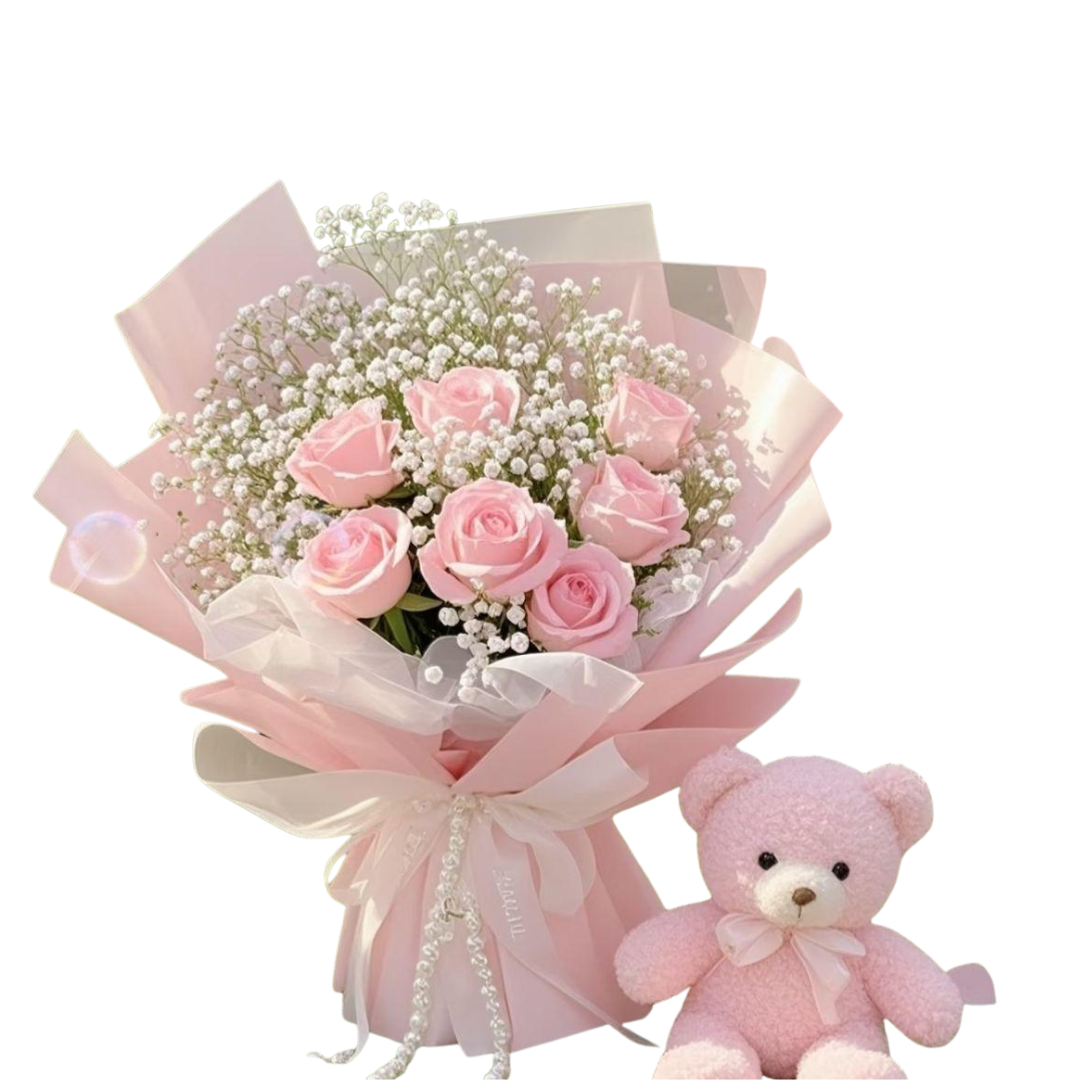 Soft Glow - Fresh Flower Arrangement AFT252