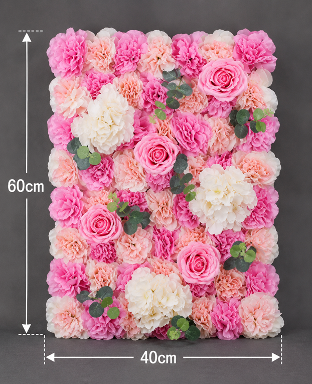 Artificial Flower Panel 60cmx40cm Backdrop, Stage & Event Decoration
