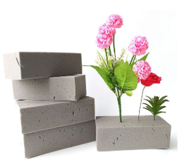 Premium Dry Floral Foam Block for Artificial Flowers | Faux Arrangement Base