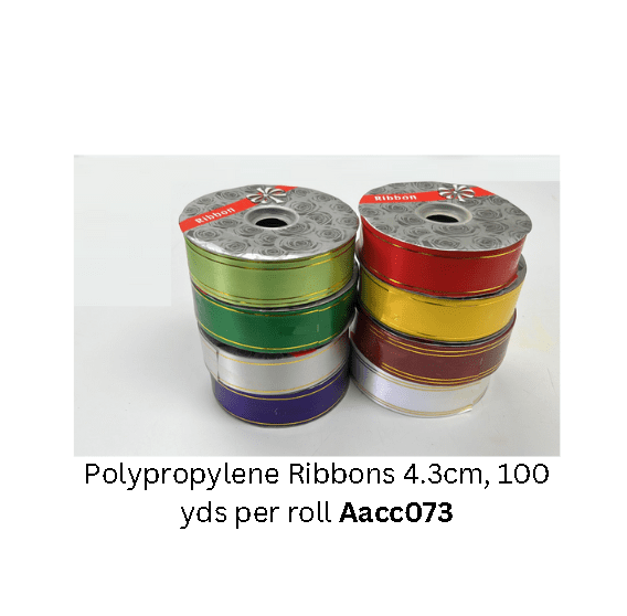 Polypropylene Ribbons 4.3cm, 100 yds per roll Aacc073
