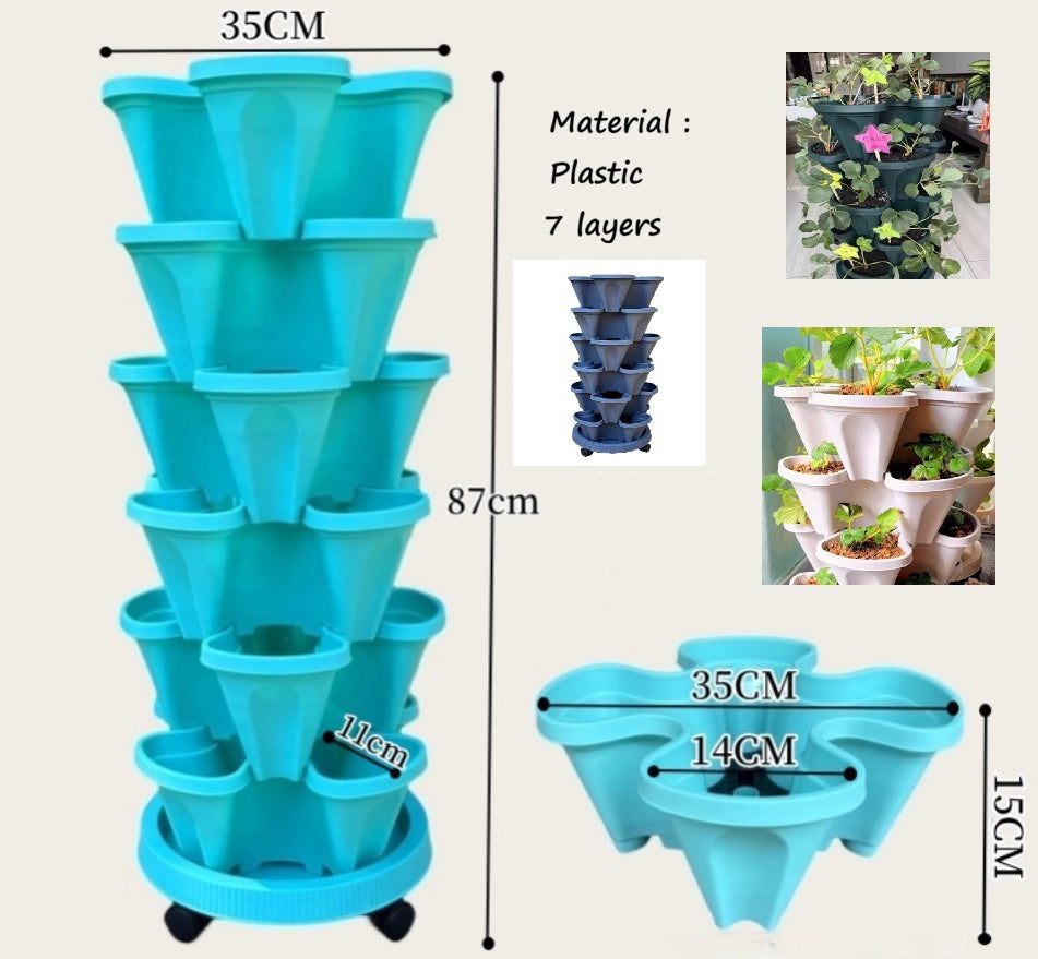 Flower Stand Metal Rack (8 pots) 131cm. Tall Aacc166 - Alton Flowers