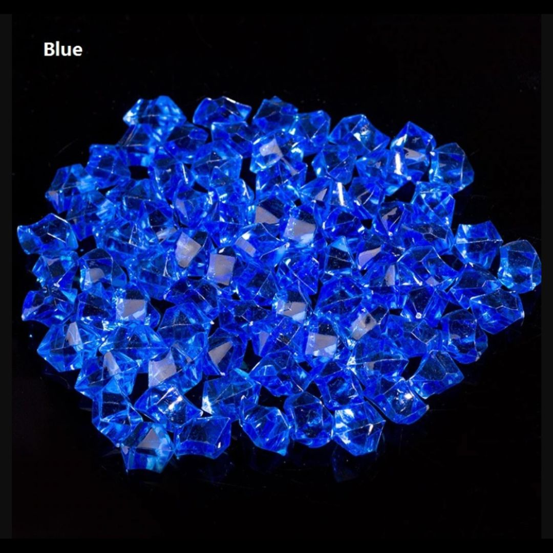 Crystal Plastic Pebbles plant pot gardening, aquarium, home decor Aacc179