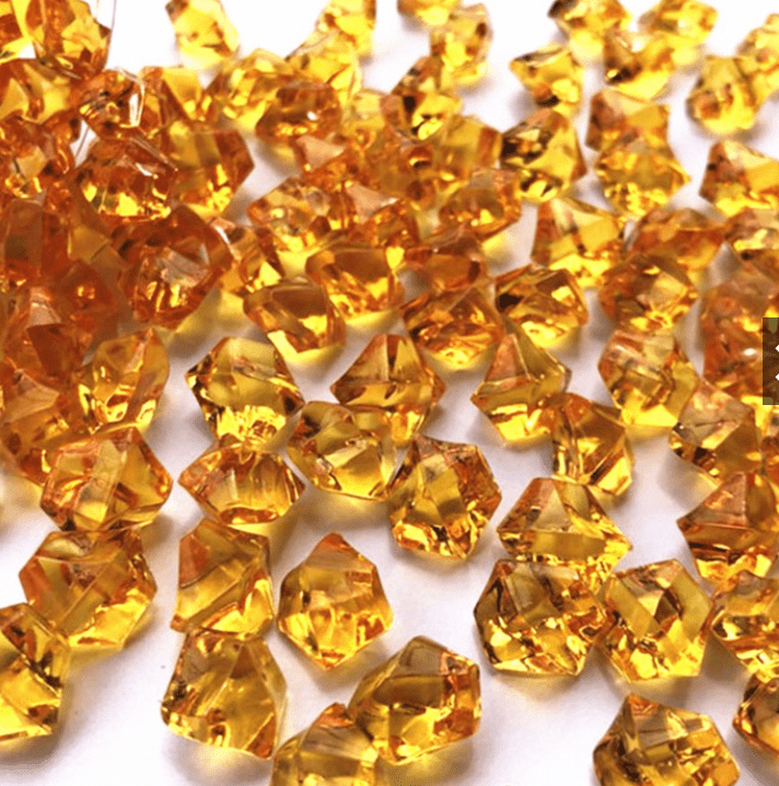 Crystal Plastic Pebbles plant pot gardening, aquarium, home decor Aacc179