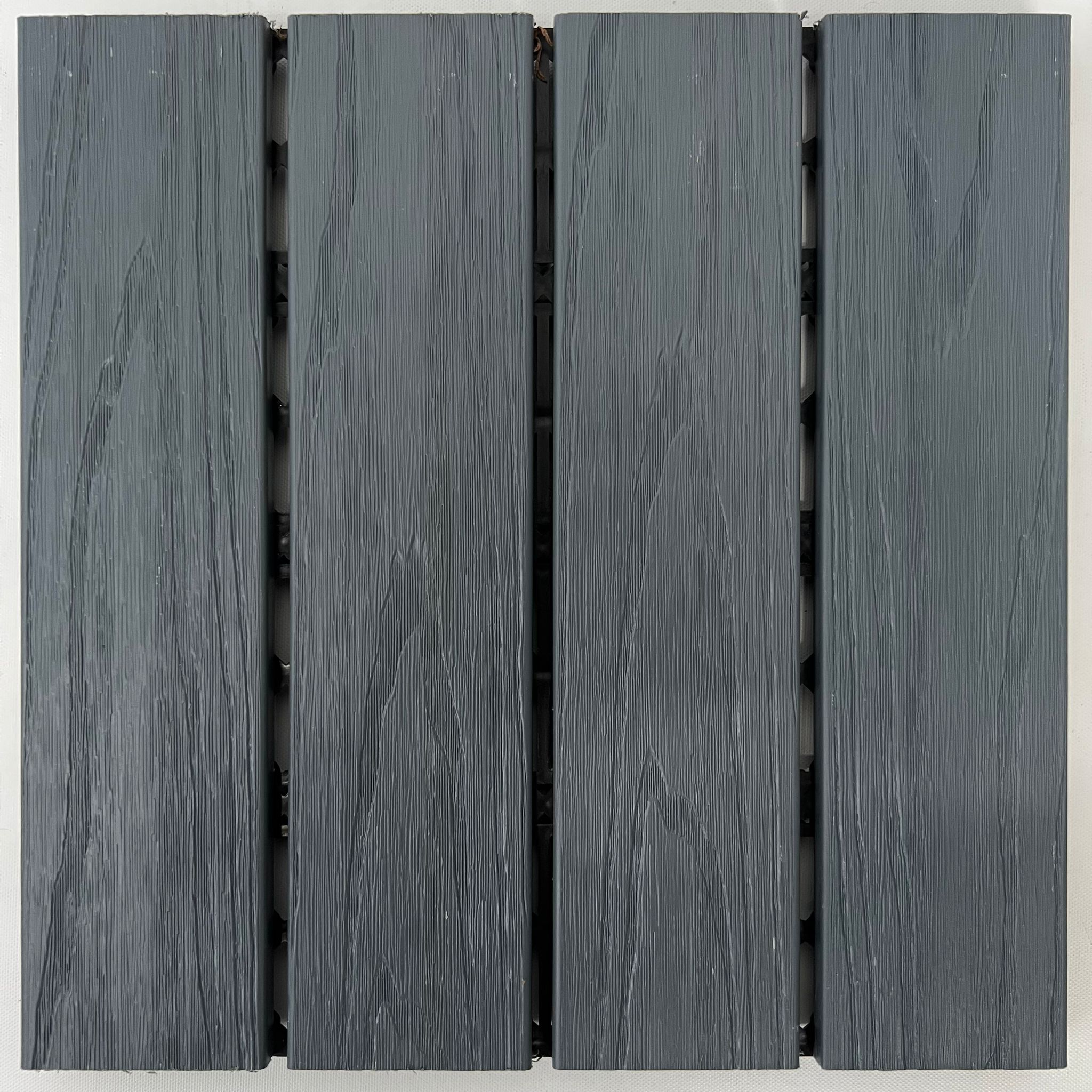 Decking Tiles Artificial Grass Wood Stone 30x30cm Outdoor/Indoor Aacc243