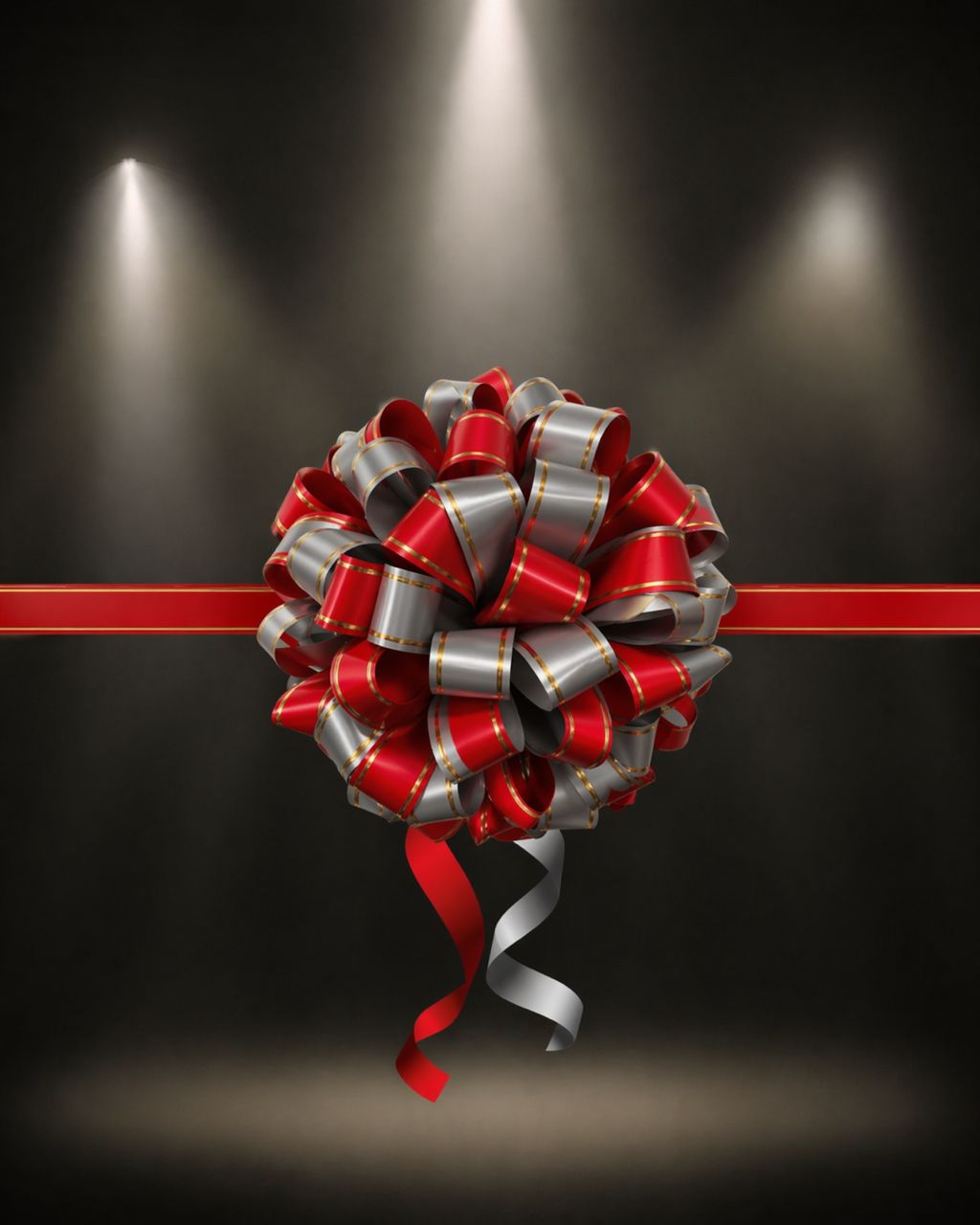 Alton Flowers 30cm grand opening ribbon ball with ribbon-cutting flower bow, decorative for ceremonial ribbon-cutting events