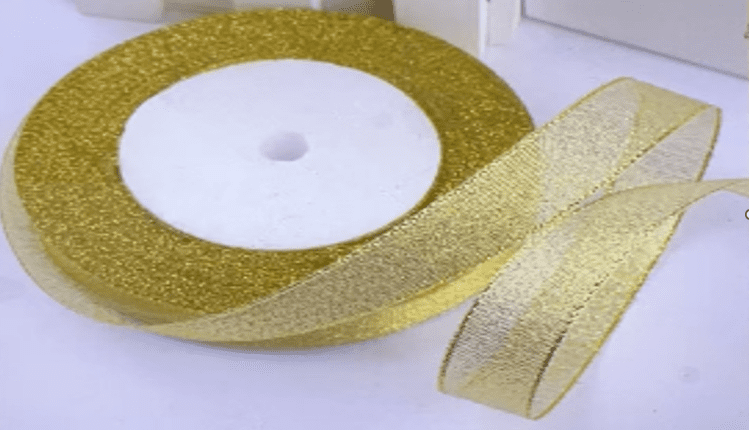 Ribbons Satin Gold, Lace Aacc348