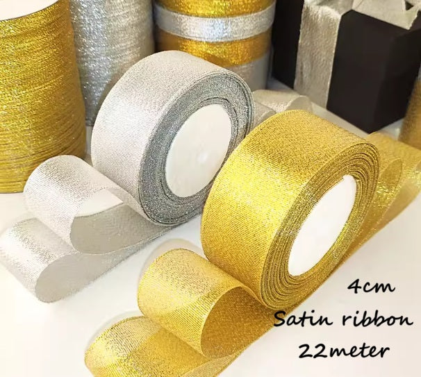 Ribbons Satin Gold, Lace Aacc348