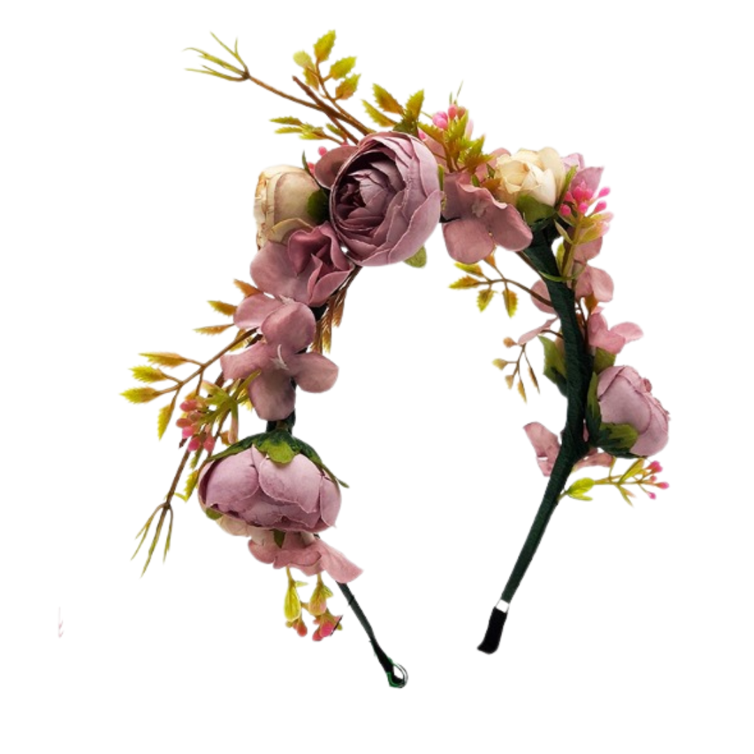 Floral Headband for wedding events Wedding Flowers Flower Headwear Floral Headwear 377