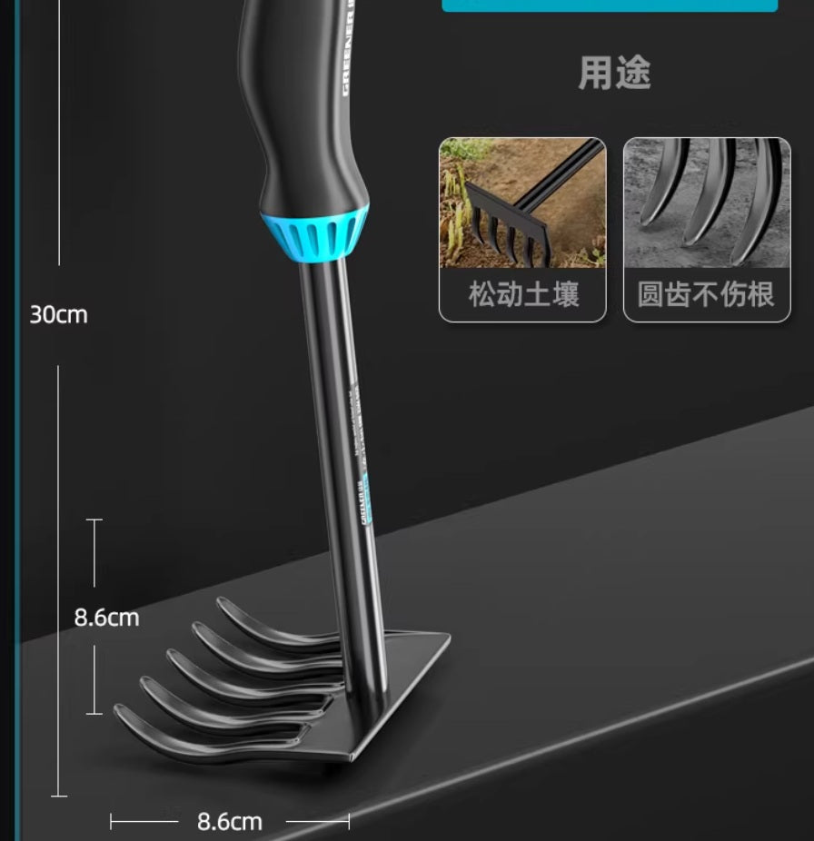 Set of Alton Flowers gardening hand tools including trowel, cultivator, and pruning shears for planting and gardening tasks.