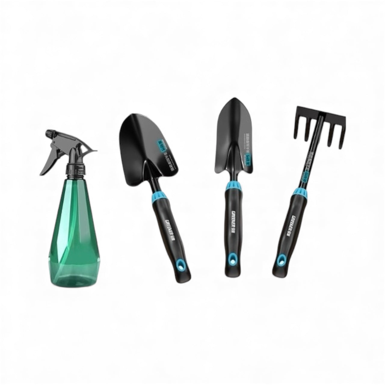 Gardening Hand Tool Set 4 pc set (with 550 ml Spray Bottle) Aacc381