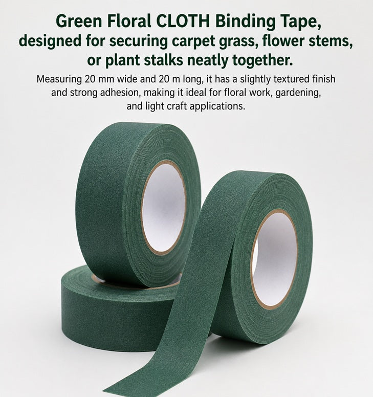 Green CLOTH Tape for multi flora application use