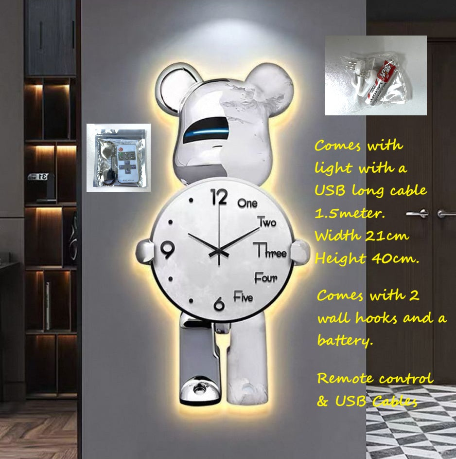Wall Clock with Backlight LED Aacc393-1